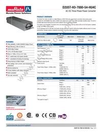 D2U5T-H3-7000-54-HU4C Datasheet Cover