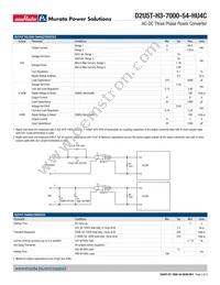 D2U5T-H3-7000-54-HU4C Datasheet Page 2