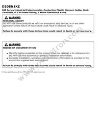 D308N1KZ Datasheet Page 3