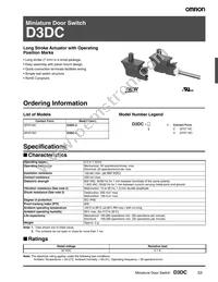 D3DC-3 Datasheet Cover