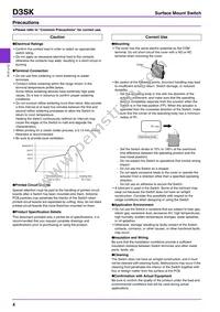 D3SK-B1R-6 Datasheet Page 4