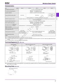 D3V-6G5M-1A3 Datasheet Page 7