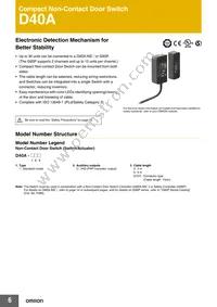D40A-1C015-F Datasheet Page 6