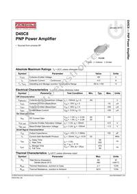 D45C8 Datasheet Page 2