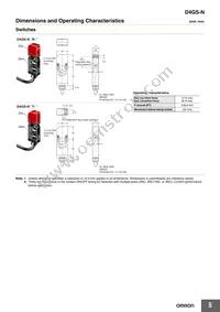 D4GS-N3T-5 Datasheet Page 5