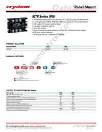 D53TP50DP Datasheet Cover