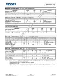 D5V0F3B6LP20-7 Datasheet Page 2