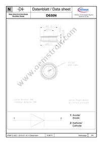 D650N08TXPSA1 Datasheet Page 3