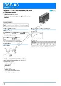 D6F-70A7-000 Datasheet Page 12