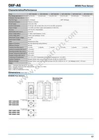 D6F-70A7-000 Datasheet Page 17