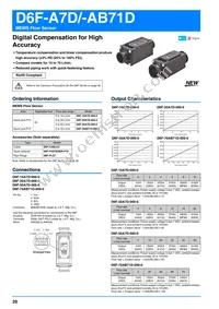 D6F-70A7-000 Datasheet Page 20