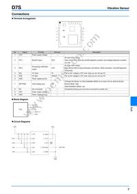 D7S-A0001 Datasheet Page 7