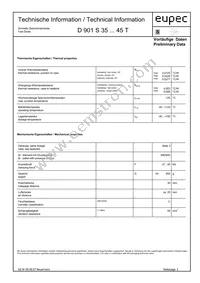 D901S45T Datasheet Page 2