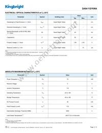 DA04-11SYKWA Datasheet Page 2