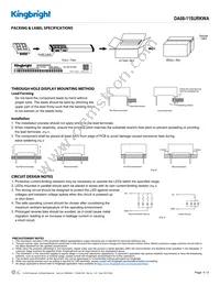 DA08-11SURKWA Datasheet Page 4