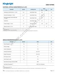 DA08-11SYKWA Datasheet Page 2