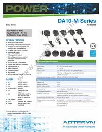 DA10-050AU-M Datasheet Cover