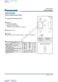DA2J10400L Datasheet Cover