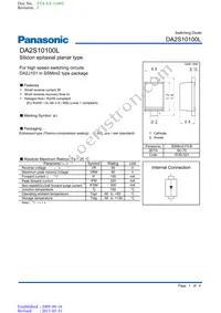 DA2S10100L Datasheet Cover