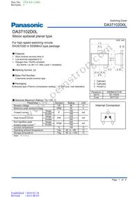 DA37102D0L Datasheet Cover