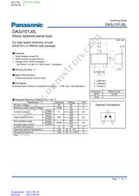 DA3J101J0L Datasheet Cover