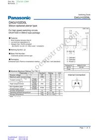 DA3J102D0L Datasheet Cover