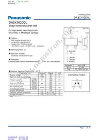 DA3X102D0L Datasheet Cover