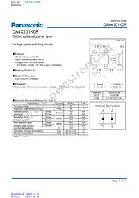 DA4X101K0R Datasheet Cover