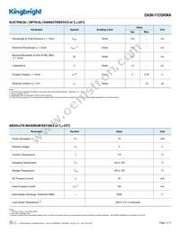 DA56-11CGKWA Datasheet Page 2