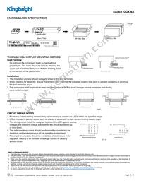 DA56-11CGKWA Datasheet Page 4