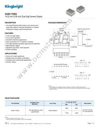 DA56-11EWA Datasheet Cover