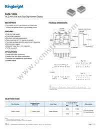 DA56-11GWA Datasheet Cover