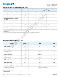 DA56-11SURKWA Datasheet Page 2