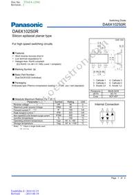 DA6X102S0R Datasheet Cover