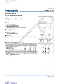 DA6X103T0R Datasheet Cover