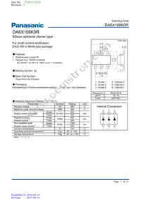 DA6X108K0R Datasheet Cover