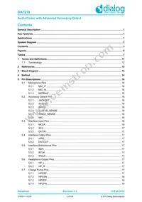 DA7219-02VB6 Datasheet Page 3