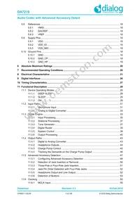 DA7219-02VB6 Datasheet Page 4