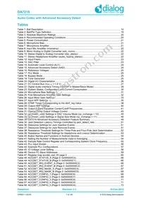 DA7219-02VB6 Datasheet Page 7