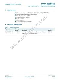 DAC1005D750HW/C1:5 Datasheet Page 2