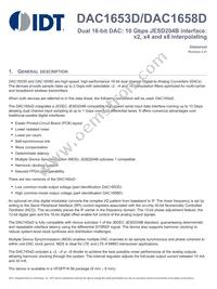 DAC1658D2G0NLGA8 Datasheet Cover