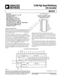 DAC312HS-REEL Datasheet Cover
