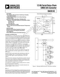 DAC8143FS Datasheet Cover