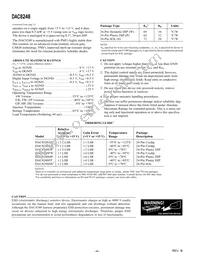 DAC8248FS-REEL Datasheet Page 4