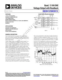 DAC8412FPC-REEL Datasheet Cover