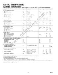DAC8562FS-REEL Datasheet Page 2