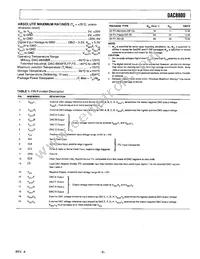 DAC8800FS-REEL Datasheet Page 5