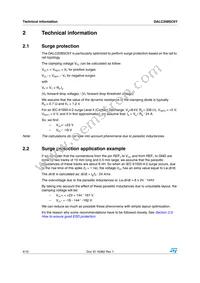 DALC208SC6Y Datasheet Page 4