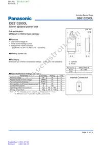 DB2132000L Datasheet Cover