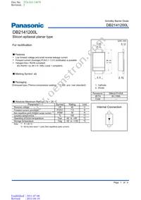 DB2141200L Datasheet Cover